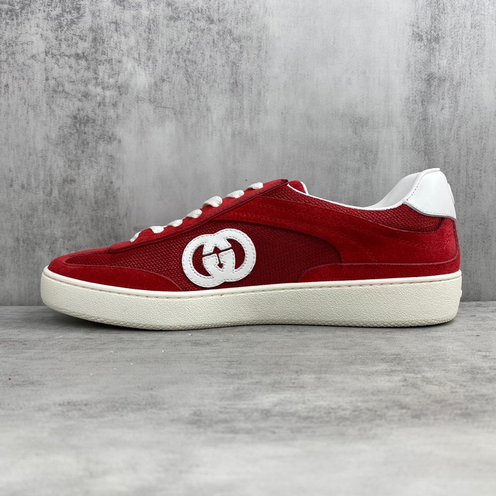 ❤️❤️Women's Red Gucci Sneakers - Picture 5 of 8